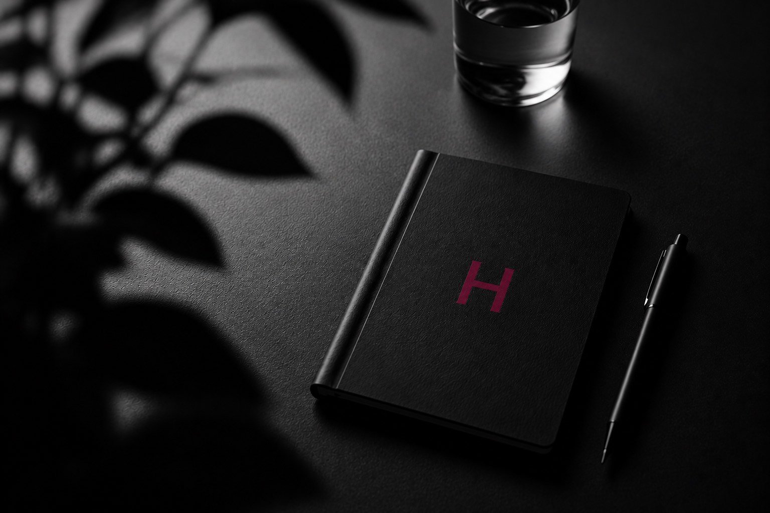 Hertect notebook and pen